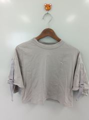 【PUMA　プーマ】デザインTシャツ　グレージュ系