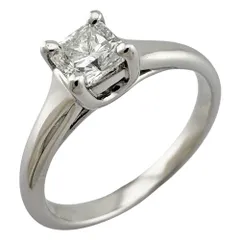 ティファニー　TIFFANY　K18YG　20号　ウエディング　ルシダ　リング TIFFANY&Co. ティファニー ルシダ ダイヤ 0.54ct F VS1 Pt950