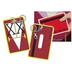 【在庫セール】携帯便利 名札ケース 通勤 学生証 カードカバー 銀行カード ケース idカード ICカードケース 通学 社員証Idカードホルダー 人気アニメグッズ ヒソカ＝モロウ キルア＝ゾルディック ゴン＝フリークス カードケース (レッド) パスケース ハ