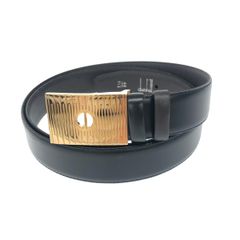 dunhill ダンヒル  ベルト   ブラック レザー メンズ ｄロゴ　240001139365