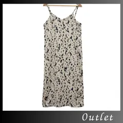 CAWAII　キャミソールワンピース　アニマル柄　サイドスリット