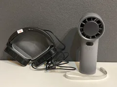 251017 RoHS ハンディ扇風機　THANKO サンコー ネッククーラー 2点セット