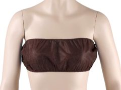 新品 ペーパーブラ 紙ブラ C003-10 茶色 Brown フリーサイズ 50枚入り エステ 旅行 入院 介護 防災グッズ 業務用