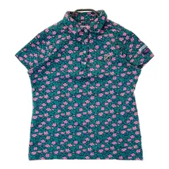 サイズ：1 JACK BUNNY ジャックバニー ×LIBERTY 半袖ポロシャツ 花柄 グリーン系 [240101255952]# ゴルフウェア レディース ストスト