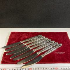 ジョージジェンセンエコーン 純銀 殆ど未使用 カトラリー 7本セット