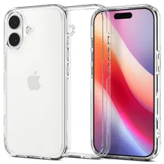 【人気商品】透明 クリア ストラップホール 米軍MIL規格 耐衝撃 ケース 17 ウルトラ・ハイブリッド iPhone (クリスタル・クリア) 【創業18年の技術力】 ACS10080 Spigen