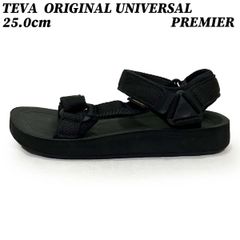 TEVA サンダル テバ オリジナル ユニバーサル プレミア ブラック 25.0cm TEVA ORIGINAL UNIVERSAL PREMIER 1015192 メンズ レディース 中古 匿名配送 アメリカ ブランド ユーズド ス 日本国内流通の正規品です