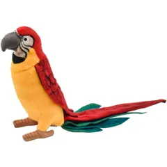 HANSA オウム イエロー 37 3323 ぬいぐるみ ハンサ クリスマス 誕生日 プレゼント 動物 犬 猫 鳥 うさぎ ペンギン アニマル 置物 人形 フィギュア KOESEN ケーセン 大きい マスコット 実物大 大型