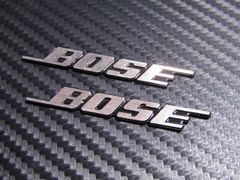 ● BOSE ボーズ アルミ製フレキション仕様 スモールエンブレム 2枚SET！