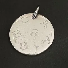 【正規 美品】cartierロゴ刻印シルバー銀色チャーム/ネックレスチェーン 1148789436.jpg?1613816984