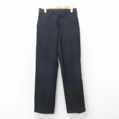 W31/古着 スラックス パンツ メンズ 80s 紺 ネイビー 25feb15 中古 ボトムス ロング