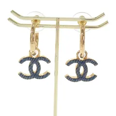 CHANEL】CHANEL デニムフープピアス ココマーク ABC741 ピアス