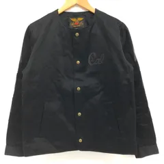 【ヴィンテージ】リー　ノーカラーワークジャケット L ブラック　レイヤード Lee リー ノーカラー ワークジャケット LT5032 ブラック 黒 M