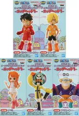 【中古】フィギュア 全5種セット 「ワンピース」 ワールドコレクタブルフィギュア-エッグヘッド1-