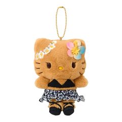 サンリオ SANRIO マスコットホルダー トコナツバケーション ハローキティ ブラック ポリエステル スチール 対象年齢6才以上 879631
