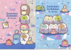 【中古】クリアファイル 集合 A4クリアホルダーセット(2枚セット) 「すみっコぐらし すいぞくかん2024」 水族館限定