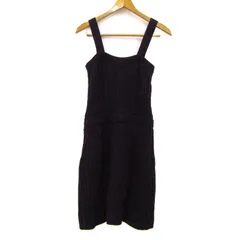 オリーブデオリーブ ニットワンピース ブランド トップス 黒 レディース Fサイズ ブラック OLIVE des OLIVE 【中古】