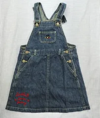 ミキハウスダブルビー MIKI HOUSE DOUBLE_B ジャンスカ デニム 120cm 子供服 中古