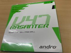 卓球　アンドロ　袋破れ特価　ラザンターV47　黒　2.0厚　新品未使用