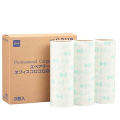ニトムズ　Nitoms コロコロ プロフェッショナル スペアテープ 業務用 広幅 240mm 50周 3巻入 カーペット オフィス 工場用 粘着クリーナー C3115