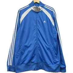 adidas アディダス トラックジャケット ブルー ホワイト 古着