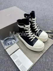 Rick Owens メガバンパーラモーンズレザースニーカー ブラック