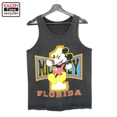 90s vintage Disney ミッキーマウス Mickey Mouse タンクトップ メンズ Sサイズ相当