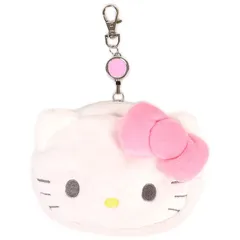 ハローキティ フェイス形パスケース＆ポーチ 定期入れ 小物入れ ぬいぐるみポーチシリーズ サンリオ sanrio キャラクター