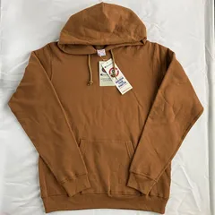 チャンピオン Champion PIGMENT プルオーバーパーカー L サイズ ブラウン フロント ポケット フード フード付き パーカー フーディー ミディアムブラウン スウェットパーカー 無地 スウェット トレーナー 茶 メンズ ユニセックス