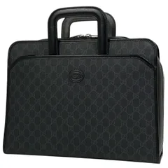 GUCCI メンズ　グッチ　GG柄　シマレザー ビジネスバッグ GUCCI メンズ グッチ GG柄 シマレザー ビジネスバッグ 本革