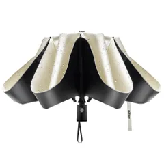 【新着商品】日傘兼用雨傘 耐風撥水 6本骨 レディース 丈夫 折りたたみ傘 折り畳み 自動開閉 遮光 99% 遮熱 UVカット 日傘 収納ポーチ付き 210g超軽量】ACEIKEN 【逆折り