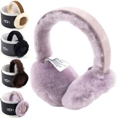 アグ UGG イヤーマフ 耳あて SHEEPSKIN EARMUFF WITH EMBROIDERY ロゴ ボア シープスキン 羊毛 20955