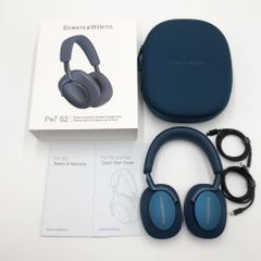 バウワースアンドウィルキンス Bowers & Wilkins オーバーイヤー ノイズキャンセリング ワイヤレス ヘッドホン ブルー B&W Px7S2/BU