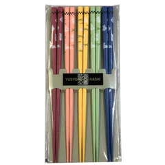 【迅速発送】イシダ 日本製 箸 客用 5膳セット 乾漆野うさぎ 天然木 23cm