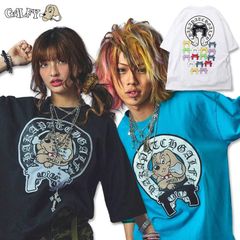 ガルフィー GALFY チャカパッチ Tシャツ 152083 #10 WHITE #20 BLACK #80 Tiffany Blue ヤンキー ギャル メンズ レディース 25SS