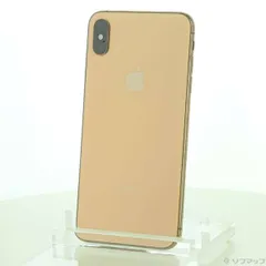〔中古品〕 iPhoneXS Max 64GB ゴールド MT6T2J／A SIMフリー【344】