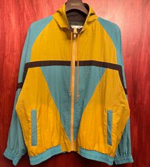 MADE IN JAPAN製 PHENOMENON 2008年モデル フルジップナイロンジャケット マスタード×ターコイズブルー Lサイズ