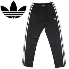 adidas (アディダス) EEP85 II5764 BECKENBAUER TP ベッケンバウアー トラックパンツ ジャージ ブラック/ホワイト AD335 XL