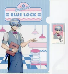 【中古】グッズセット 氷織羊 A4クリアファイル＆ステッカーセット 「一番くじ ブルーロック ～day off～」 G賞