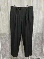 ジョルジオ アルマーニ スラックス ウールギャバジン ブラック GIORGIO ARMANI(ジョルジオアルマーニ) スラックス(メンズ