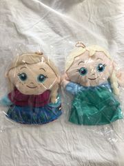 【新品・未使用に近い】アナと雪の女王 ハンドパペットセット（2個）