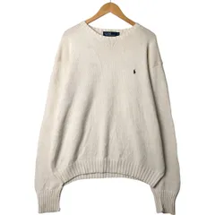 古着 ラルフローレン Ralph Lauren POLO by Ralph Lauren コットンニットセーター メンズXXL相当/eaa543977