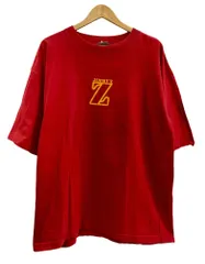 ジミーズ JIMMY'Z バックプリント クルーネック 半袖カットソー 赤 Tシャツ レッド 101MT-4016のサムネイル