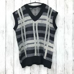 【 nemne store 】ネンネストア チェック柄ニットベスト