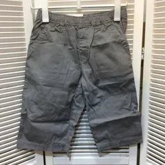 未使用☆UNIQLO ユニクロ キッズ イージーハーフパンツA XL 150 グレー
