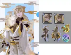 【中古】グッズセット 伏見ガク クリアファイル＆ステッカーセット 「バーチャルYouTuber にじさんじ TOGABITO 7th Anniv.」