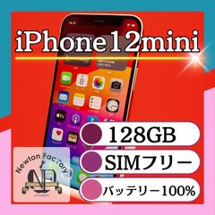 Apple iPhone12mini 128GB SIMフリー バッテリー100%　管理番号74