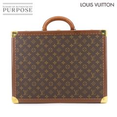 ルイ ヴィトン LOUIS VUITTON モノグラム コトヴィル 45 トランク ケース ビジネス バッグ ブラウン M21423 ヴィンテージ 90289918のサムネイル