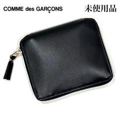 【未使用品】COMME des GARCONS コムデギャルソン クラシック レザー ウォレット sa2100 2つ折りZIP財布 ブラック