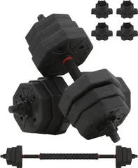 ダンベル 可変式 10kg 2個セット バーベルセット 筋トレ GronG（グロング）のサムネイル